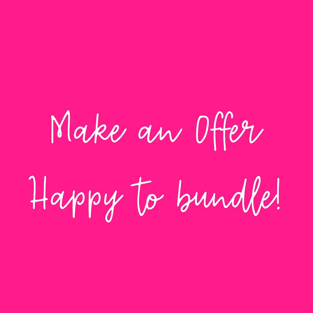 Make an offer! Happy to bundle ❤️